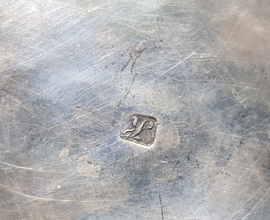 OSMANLI DÖNEMİ ÇOK NADİR İZMİR İŞİ RUM USTA DAMGALI GÜMÜŞ MACUNLUK