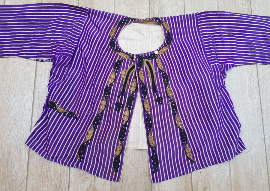 GÜMÜŞ SIRMALI VE İPEK İBRİŞİMLİ OSMANLI DÖNEMİ EL İŞİ CEPKEN