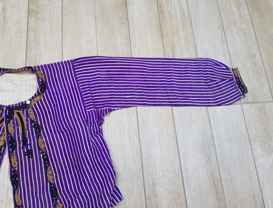 GÜMÜŞ SIRMALI VE İPEK İBRİŞİMLİ OSMANLI DÖNEMİ EL İŞİ CEPKEN