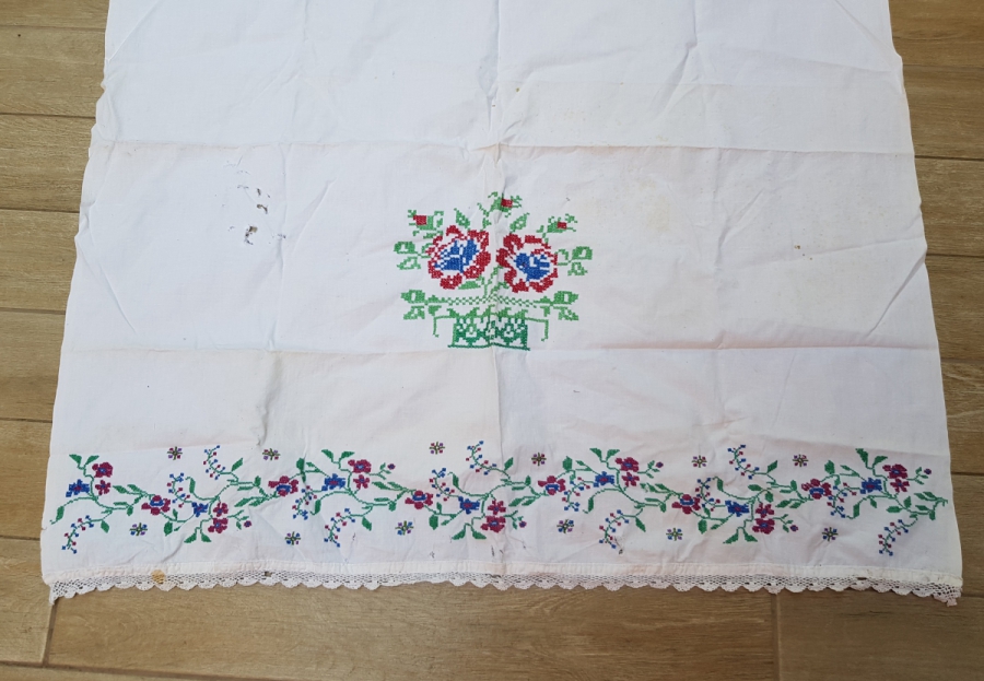 ANTİKA KANAVİÇE BACA ÖRTÜSÜ