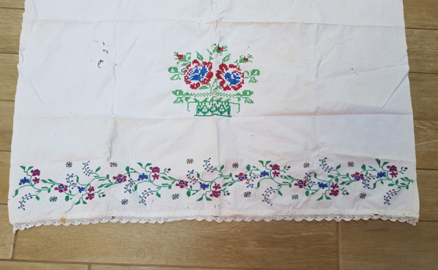 ANTİKA KANAVİÇE BACA ÖRTÜSÜ