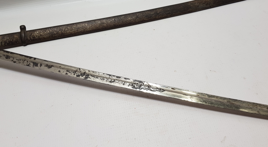 OSMANLI DÖNEMİ ÇOK NADİR MENEVİŞLİ HAFİF SÜVARİ KILICI