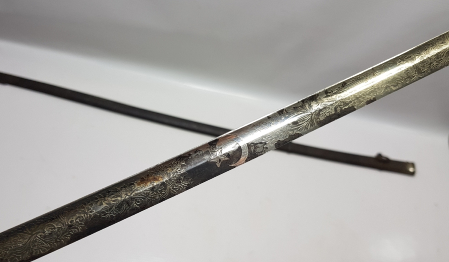 OSMANLI DÖNEMİ ÇOK NADİR MENEVİŞLİ HAFİF SÜVARİ KILICI