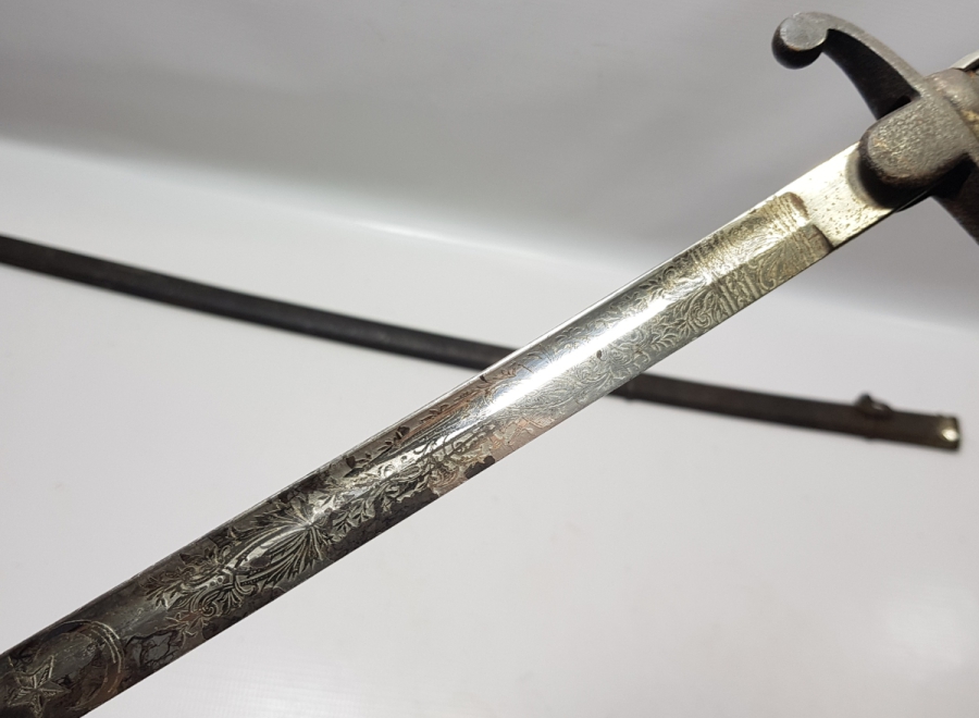 OSMANLI DÖNEMİ ÇOK NADİR MENEVİŞLİ HAFİF SÜVARİ KILICI