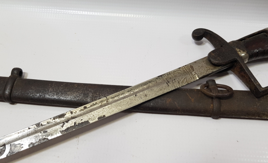 OSMANLI DÖNEMİ ÇOK NADİR MENEVİŞLİ HAFİF SÜVARİ KILICI