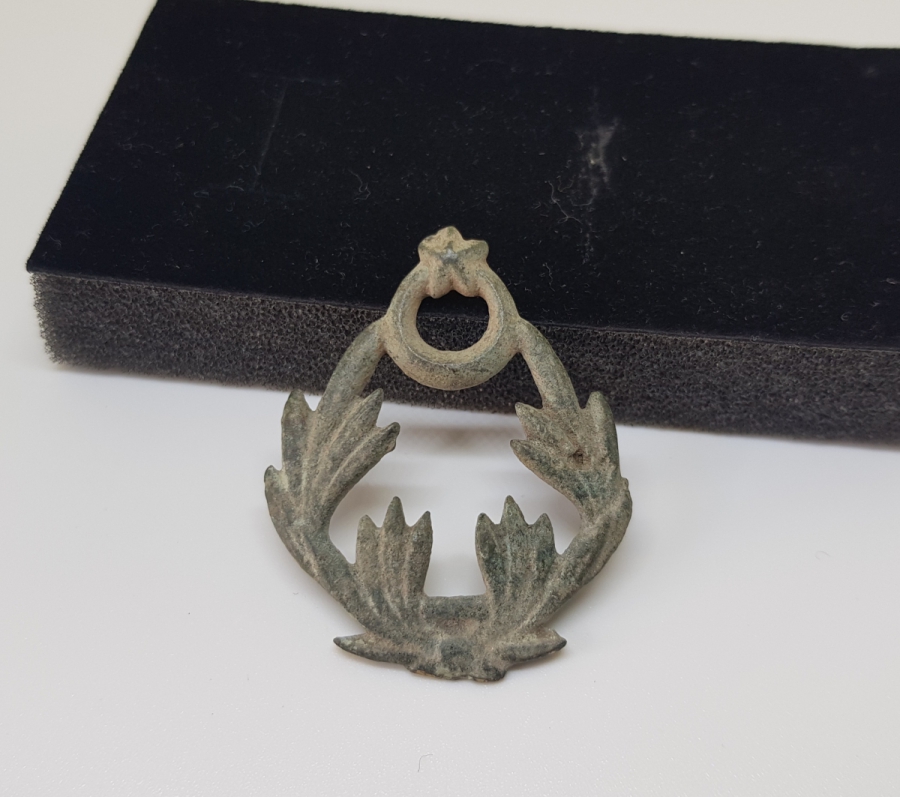 OSMANLI DÖNEMİ ÜZERİ AY YILDIZL SUBAY ŞAPKA KOKARTI