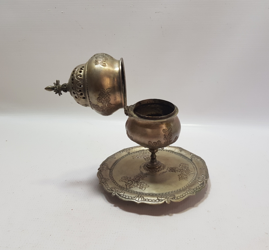 OSMANLI DÖNEMİ ESER-İ İSTANBUL GÜMÜŞ BUHURDAN