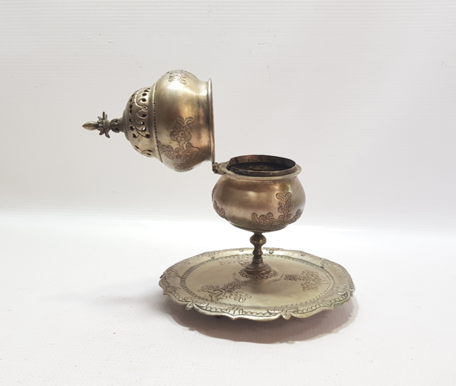 OSMANLI DÖNEMİ ESER-İ İSTANBUL GÜMÜŞ BUHURDAN