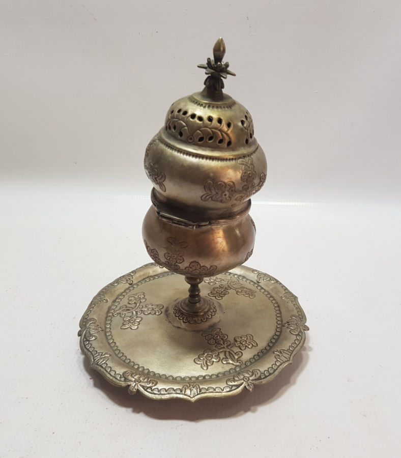 OSMANLI DÖNEMİ ESER-İ İSTANBUL GÜMÜŞ BUHURDAN