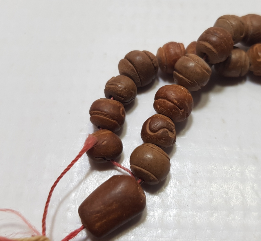 OSMANLI DÖNEMİ ÇOK NADİR ESMA-ÜL HÜSNA YAZILI GUBAR-I ŞERİF TESPİH