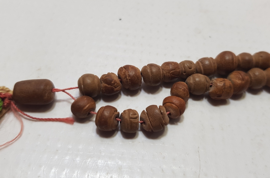 OSMANLI DÖNEMİ ÇOK NADİR ESMA-ÜL HÜSNA YAZILI GUBAR-I ŞERİF TESPİH