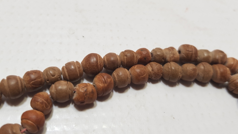 OSMANLI DÖNEMİ ÇOK NADİR ESMA-ÜL HÜSNA YAZILI GUBAR-I ŞERİF TESPİH