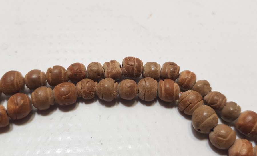 OSMANLI DÖNEMİ ÇOK NADİR ESMA-ÜL HÜSNA YAZILI GUBAR-I ŞERİF TESPİH