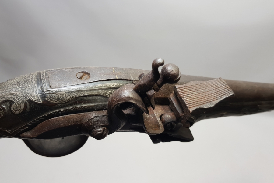 GÜMÜŞ ÇAKMA İŞÇİLİKLİ VE GÜMÜŞ APLİKLİ OSMANLI DÖNEMİ AFYON YAPIMI PİŞTOV