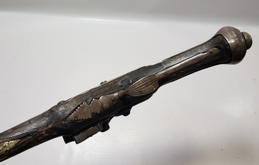 GÜMÜŞ ÇAKMA İŞÇİLİKLİ VE GÜMÜŞ APLİKLİ OSMANLI DÖNEMİ AFYON YAPIMI PİŞTOV