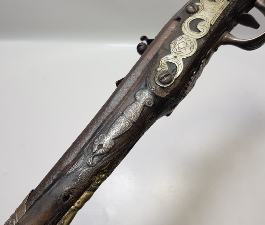 GÜMÜŞ ÇAKMA İŞÇİLİKLİ VE GÜMÜŞ APLİKLİ OSMANLI DÖNEMİ AFYON YAPIMI PİŞTOV