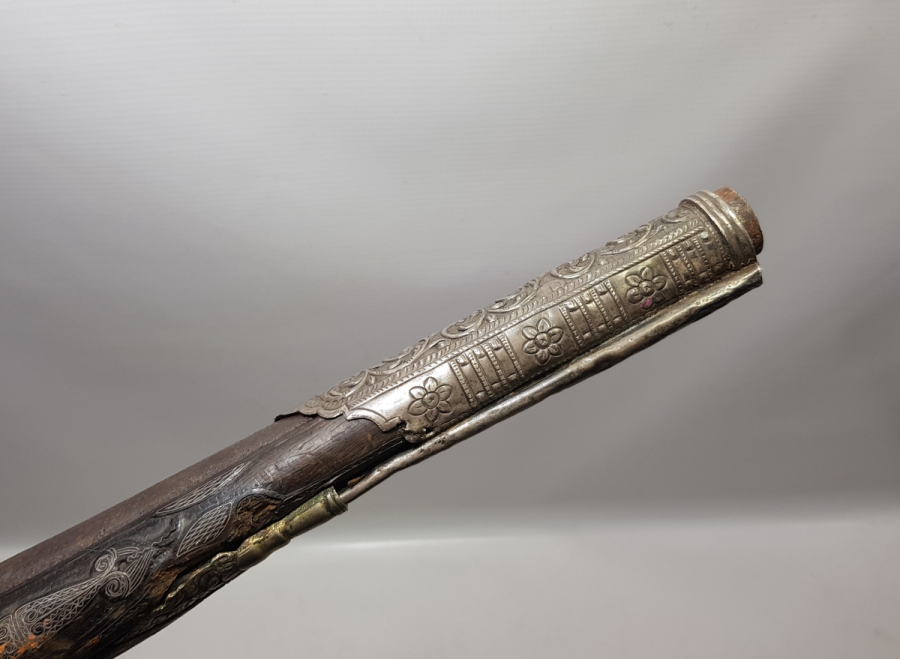 GÜMÜŞ ÇAKMA İŞÇİLİKLİ VE GÜMÜŞ APLİKLİ OSMANLI DÖNEMİ AFYON YAPIMI PİŞTOV