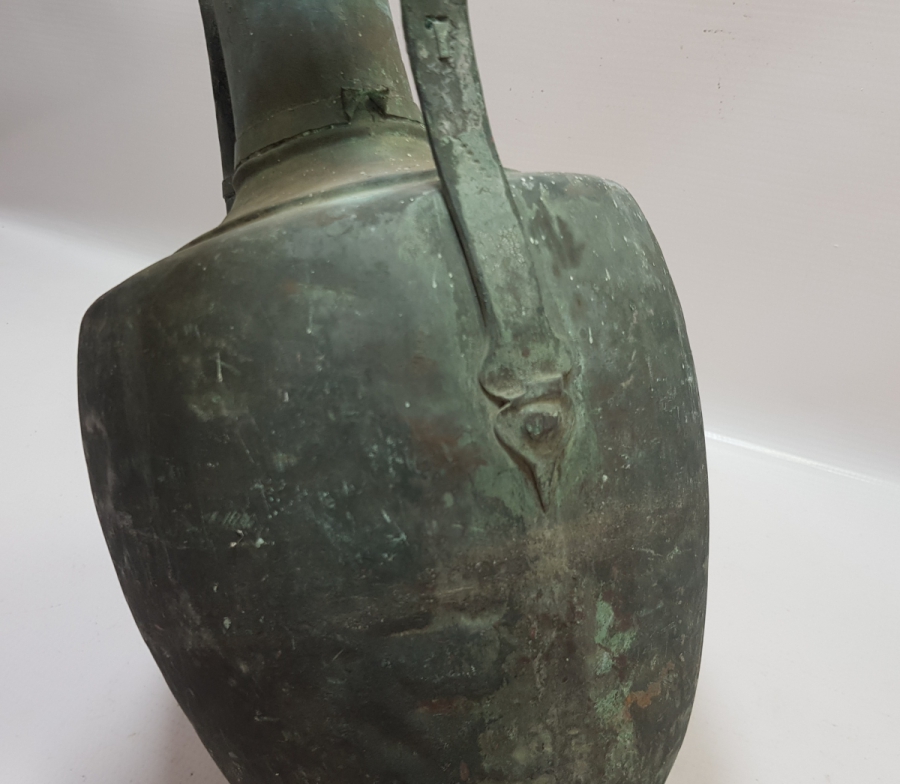 OSMANLI DÖNEMİ EL YAPIMI BAKIR GEREDE İBRİĞİ