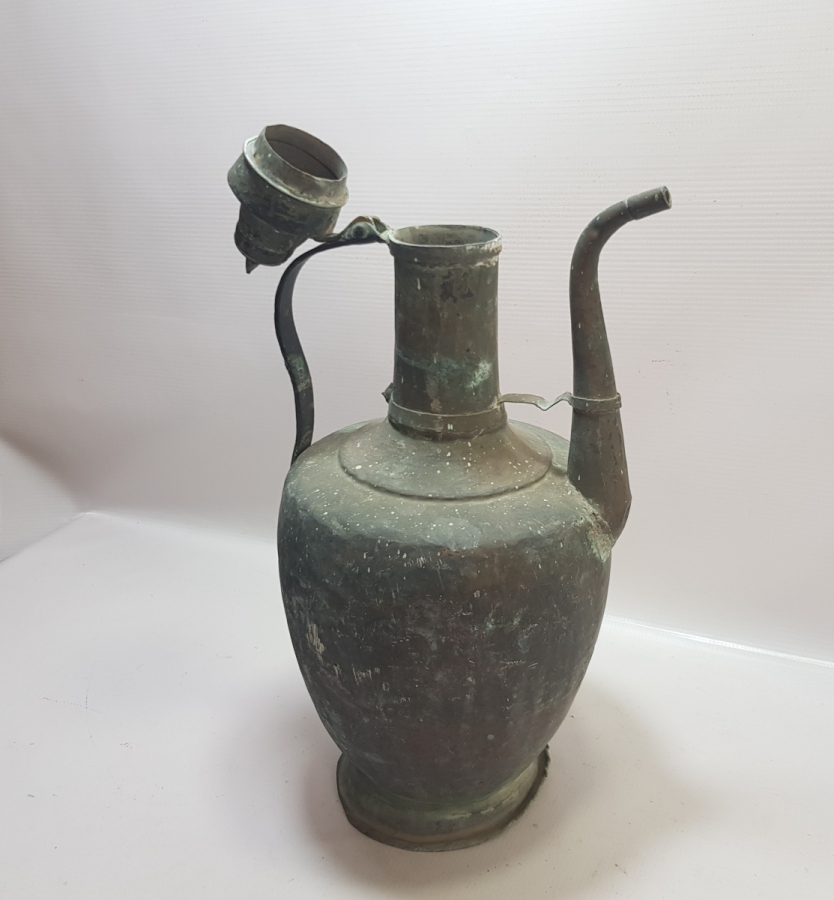 OSMANLI DÖNEMİ EL YAPIMI BAKIR GEREDE İBRİĞİ