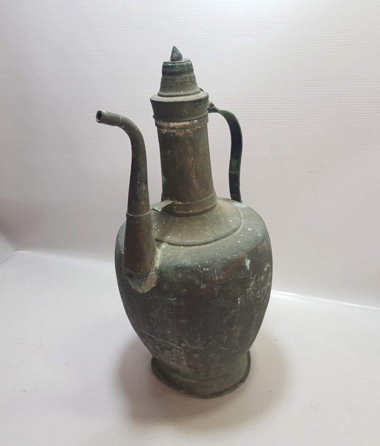 OSMANLI DÖNEMİ EL YAPIMI BAKIR GEREDE İBRİĞİ