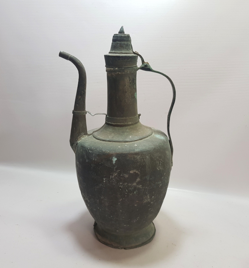 OSMANLI DÖNEMİ EL YAPIMI BAKIR GEREDE İBRİĞİ