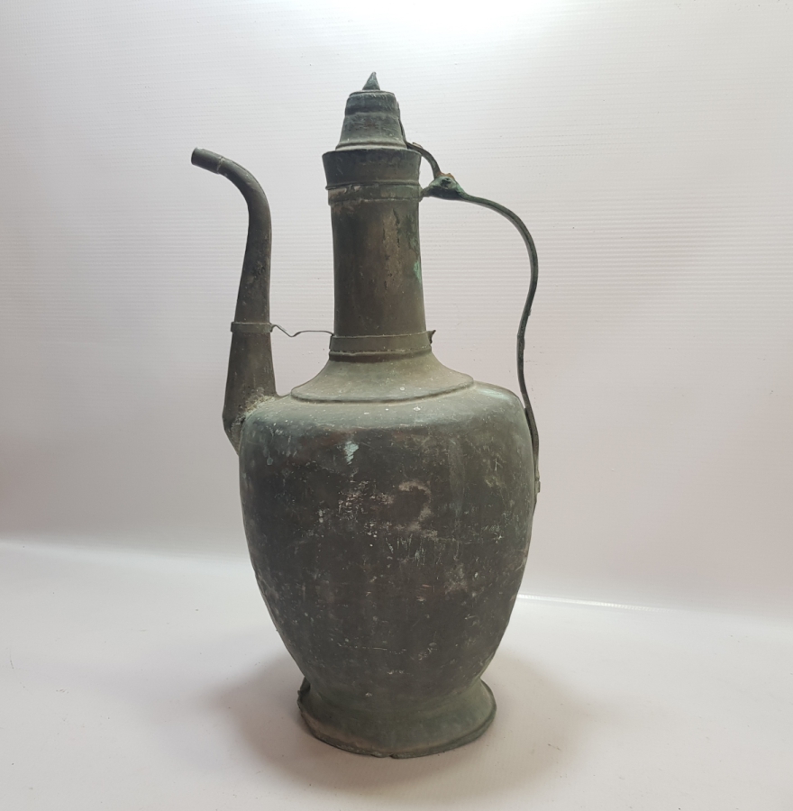 OSMANLI DÖNEMİ EL YAPIMI BAKIR GEREDE İBRİĞİ