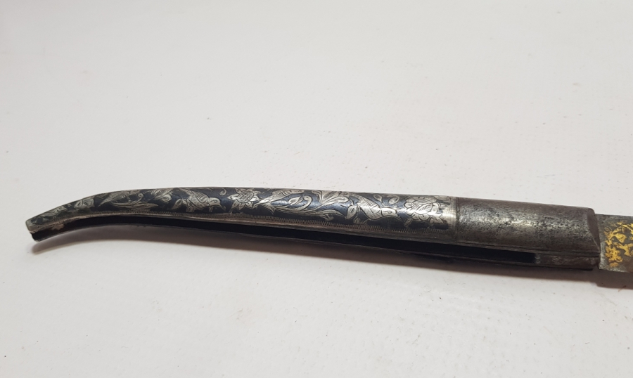 ÜZERİ ALTIN ÇAKMA VE SAVAT İŞÇİLİKLİ OSMANLI DÖNEMİ BÜYÜK BOY ERMENİ YAPIMI VAN ÇAKI