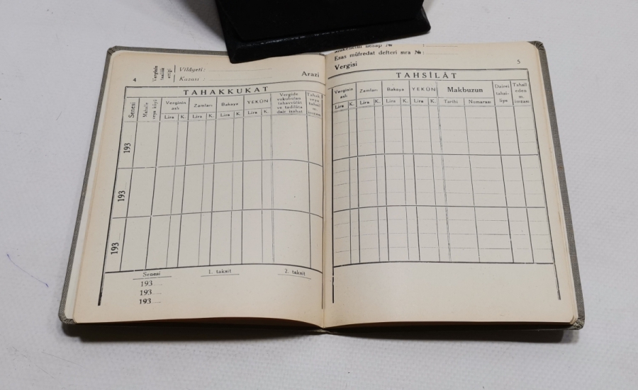 ANTİKA VERGİ CÜZDANI