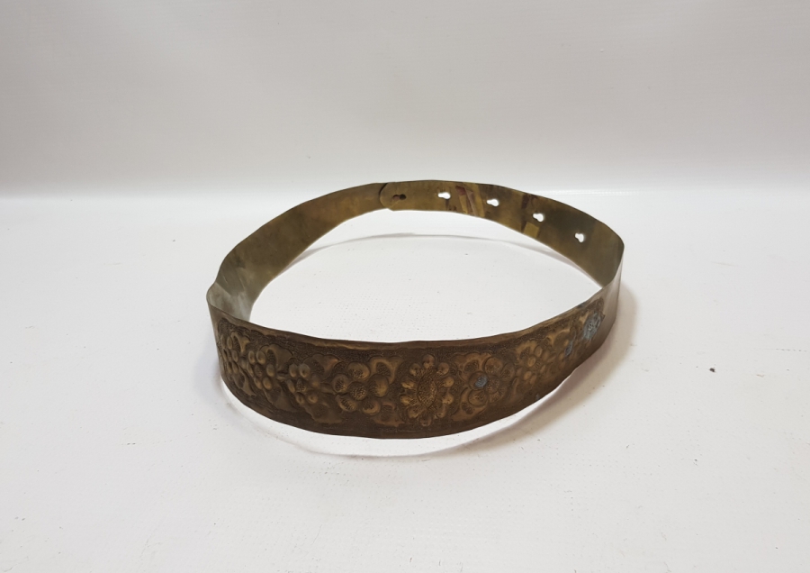 KABARTMA İŞÇİLİKLİ ANTİKA GELİN KEMERİ