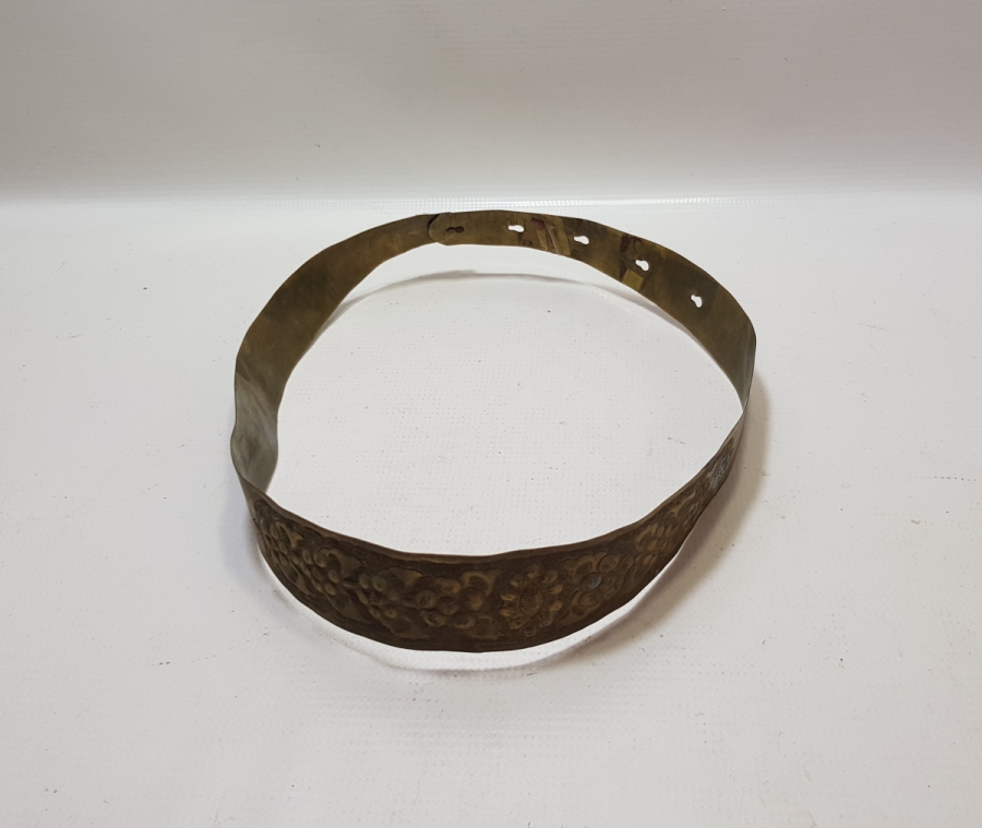 KABARTMA İŞÇİLİKLİ ANTİKA GELİN KEMERİ