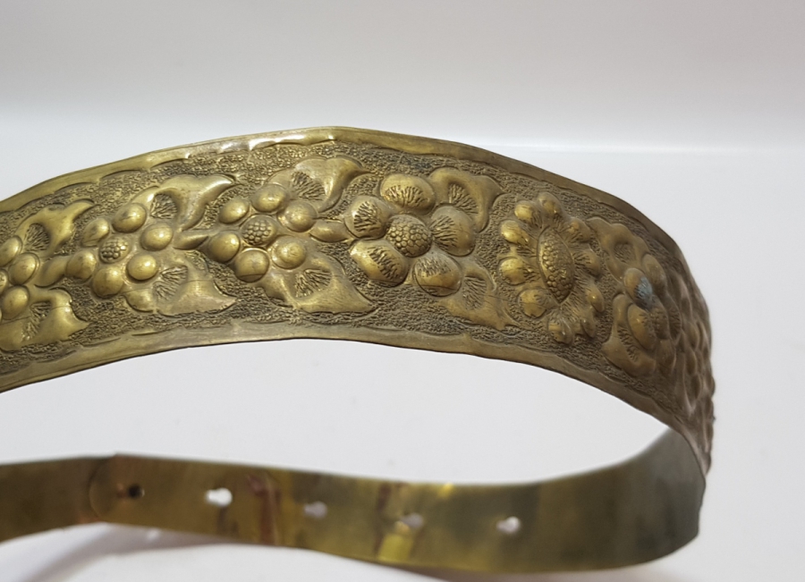 KABARTMA İŞÇİLİKLİ ANTİKA GELİN KEMERİ