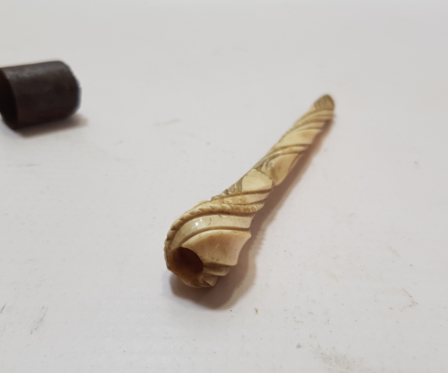 ORJİNAL KUTUSUNDA OSMANLI DÖNEMİ FİLDİŞİ AĞIZLIK