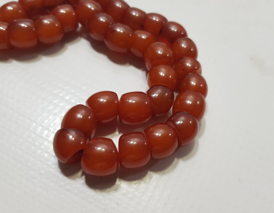 OSMANLI DÖNENİ SIKMA KEHRİBAR TESPİH