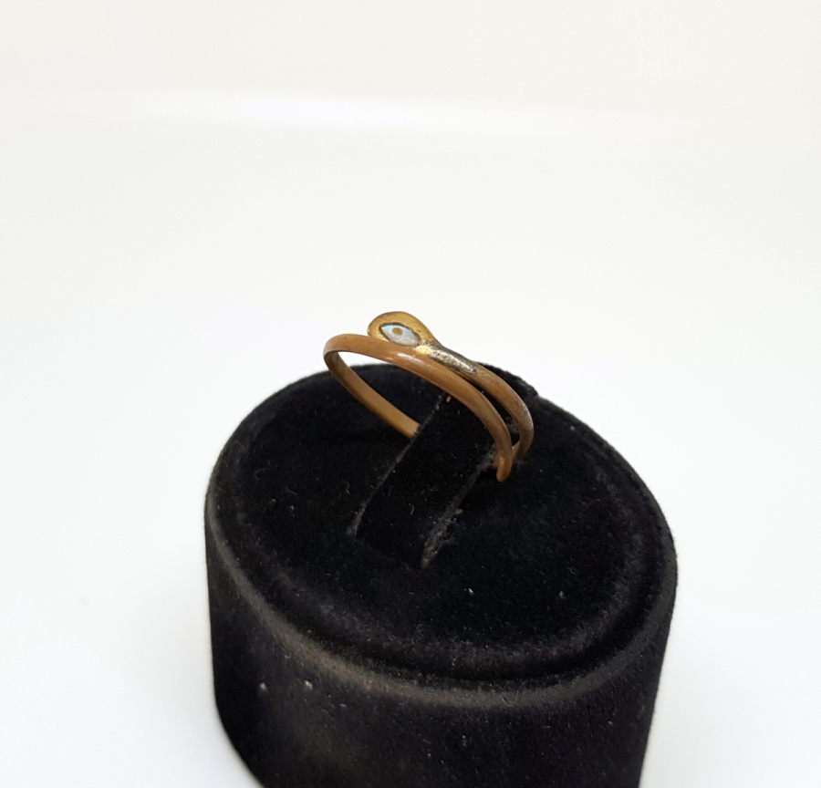 OSMANLI DÖNEMİ EL YAPIMI YILAN FORMLU YÜZÜK