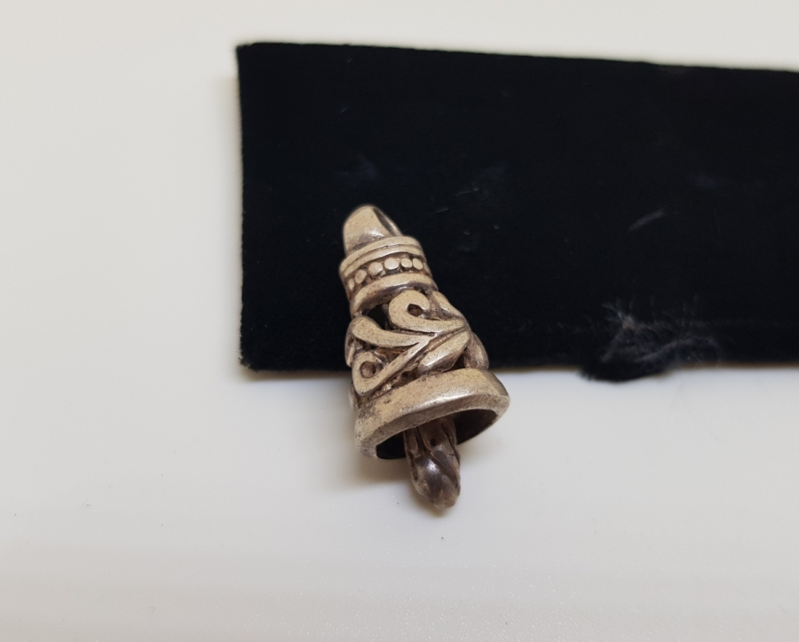 ZİL FORMLU OSMANLI DÖNEMİ GÜMÜŞ ERMENİ KOLYE