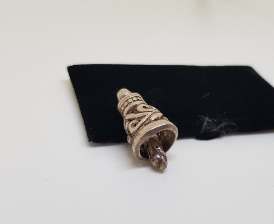 ZİL FORMLU OSMANLI DÖNEMİ GÜMÜŞ ERMENİ KOLYE