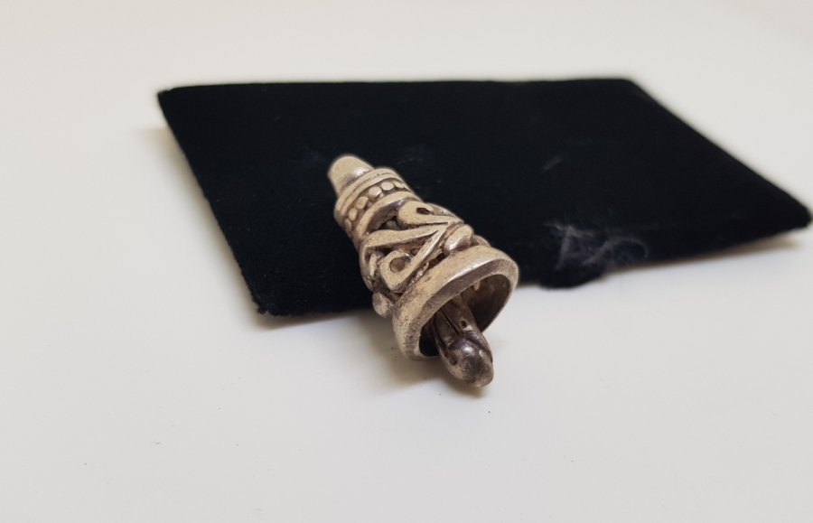 ZİL FORMLU OSMANLI DÖNEMİ GÜMÜŞ ERMENİ KOLYE