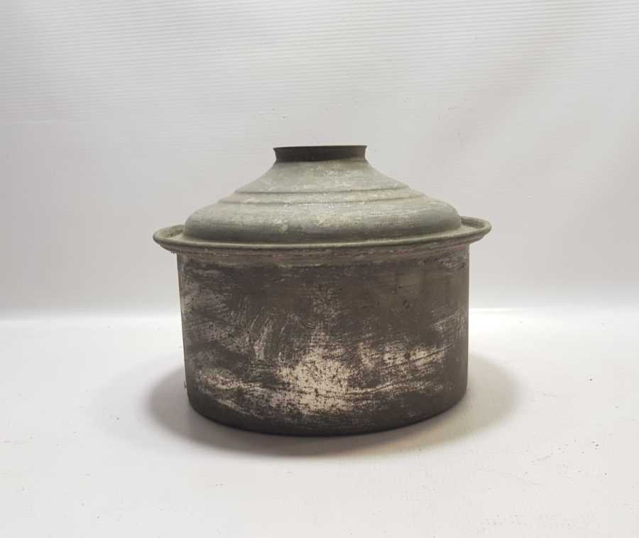 OSMANLI DÖNEMİ KAPAKLI BAKIR TENCERE