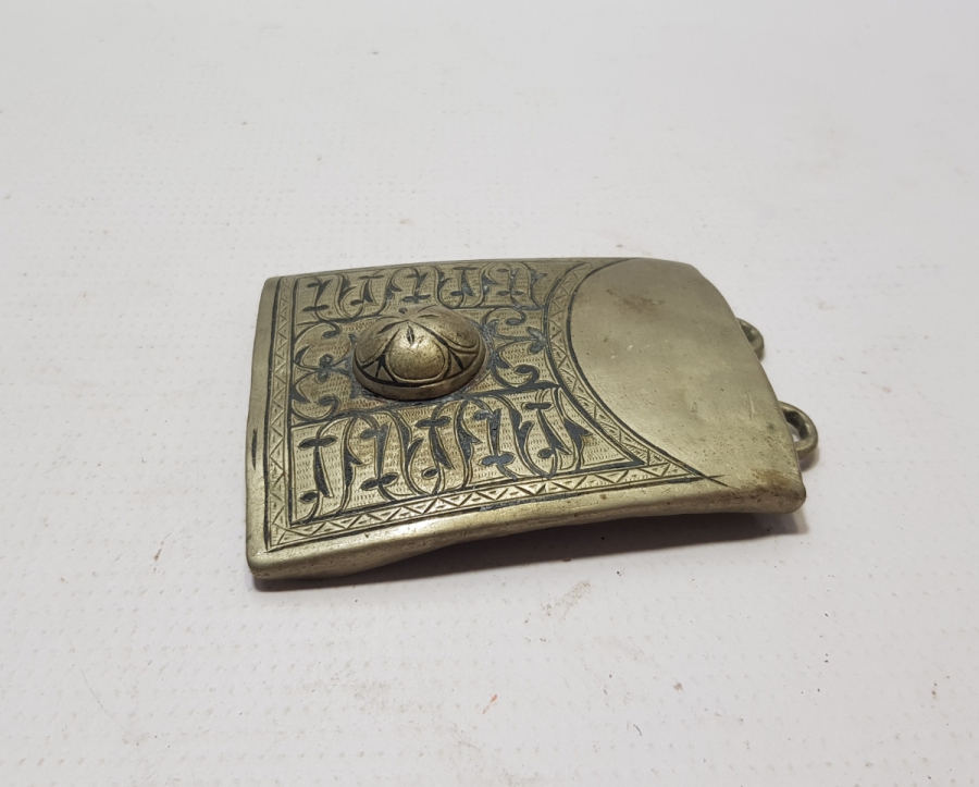 OSMANLI DÖNEMİ SAVAT İŞÇİLİKLİ ÇOK NADİR DERVİŞ KEMERİ PARÇASI