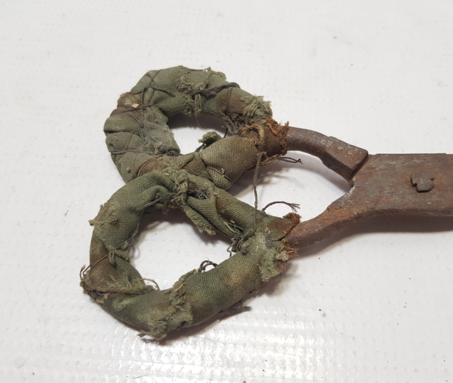 OSMANLI DÖNEMİ EL DÖVME BÜYÜK BOY TERZİ MAKASI