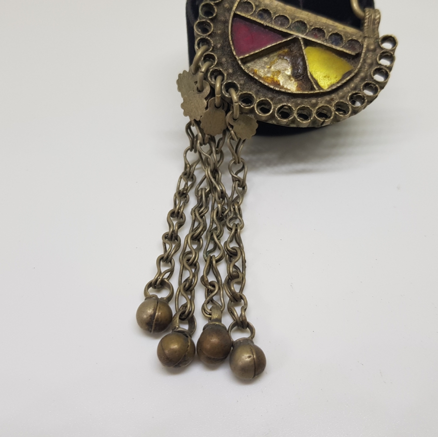 ANTİKA TÜRKMEN İŞİ BÜYÜK BOY GELİN KÜPESİ