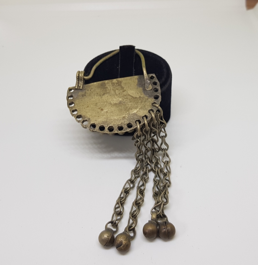 ANTİKA TÜRKMEN İŞİ BÜYÜK BOY GELİN KÜPESİ