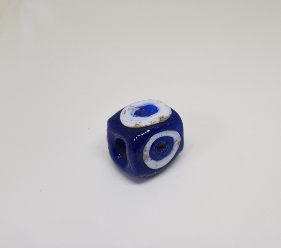 OSMANLI DÖNEMİ ÜFLEME CAM BÜYÜK BOY BEŞİK NAZARLIĞI