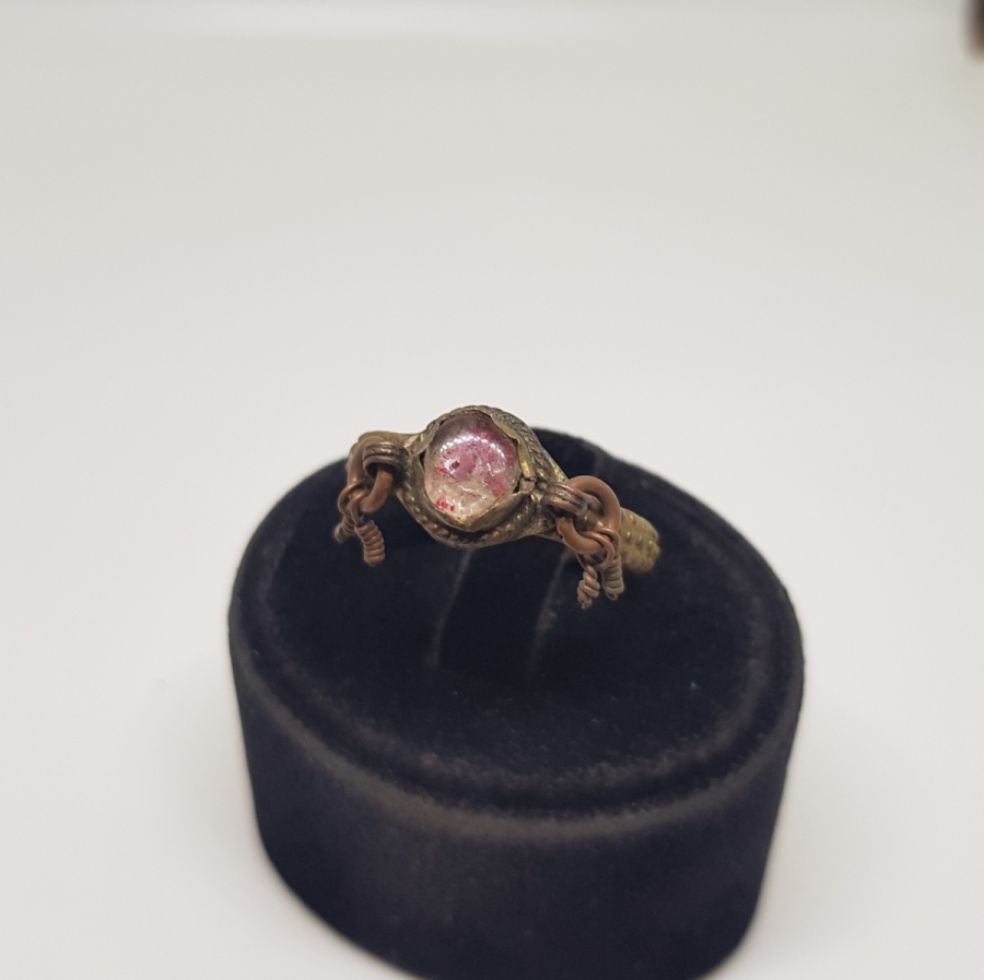 OSMANLI DÖNEMİ ÇOK NADİR NECEF TAŞLI ÇINGILLI RUM YÜZÜK