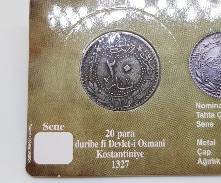 MEHMED REŞAD HAN DÖNEMİ KAPAMASINDA NİKEL 20 PARA