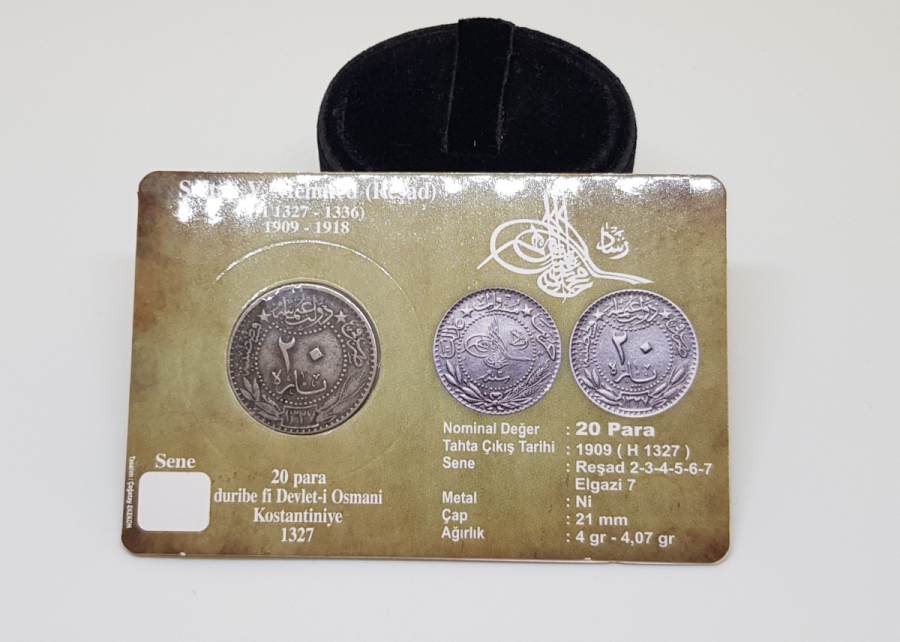 MEHMED REŞAD HAN DÖNEMİ KAPAMASINDA NİKEL 20 PARA
