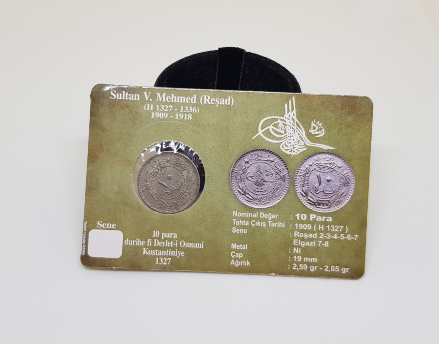MEHMED REŞAD HAN DÖNEMİ KAPAMASINDA NİKEL 10 PARA