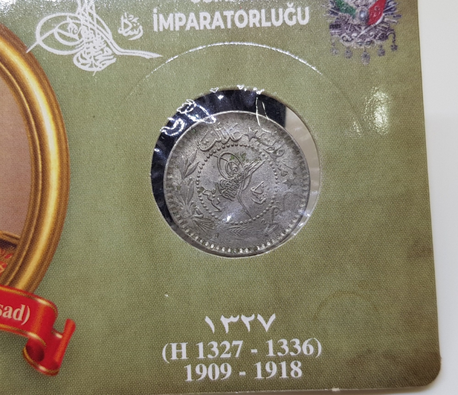 MEHMED REŞAD HAN DÖNEMİ KAPAMASINDA NİKEL 10 PARA