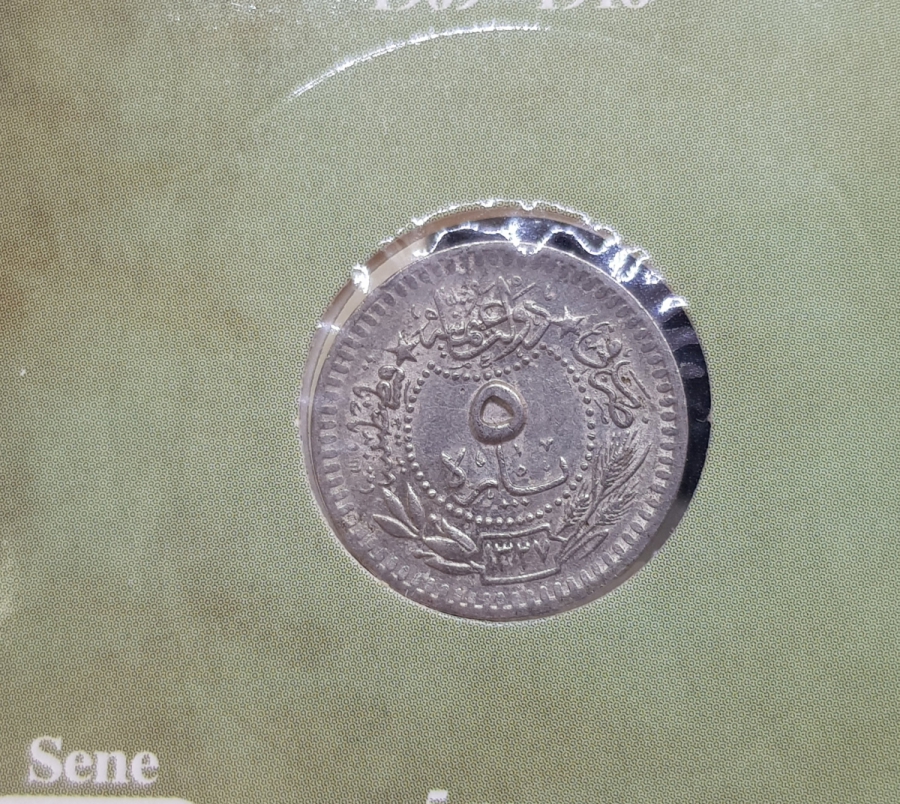 MEHMED REŞAD HAN DÖNEMİ KAPAMASINDA NİKEL 5 PARA