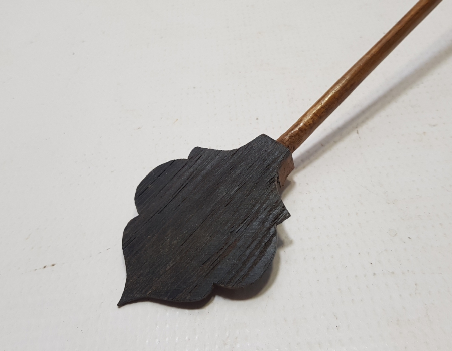 OSMANLI DÖNEMİ MEVLEVİ SİKKELİ AHŞAP TEKKE İŞİ YELPAZE